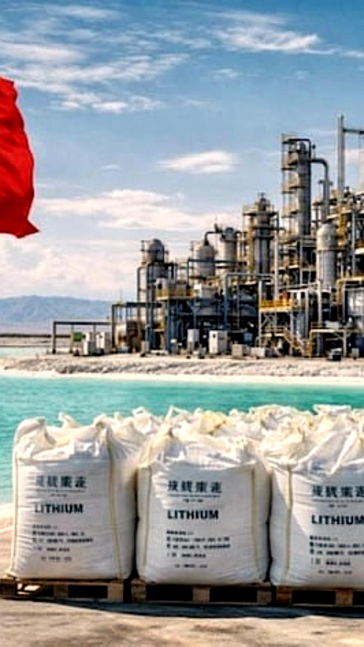 Китай запускает уникальную линию для извлечения лития из соленых озер