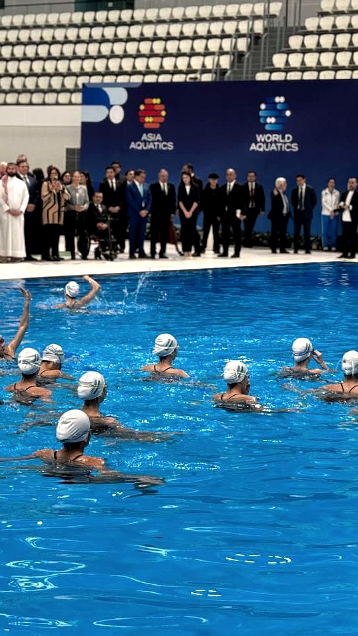 Открытие регионального центра World Aquatics в Олимпийской деревне