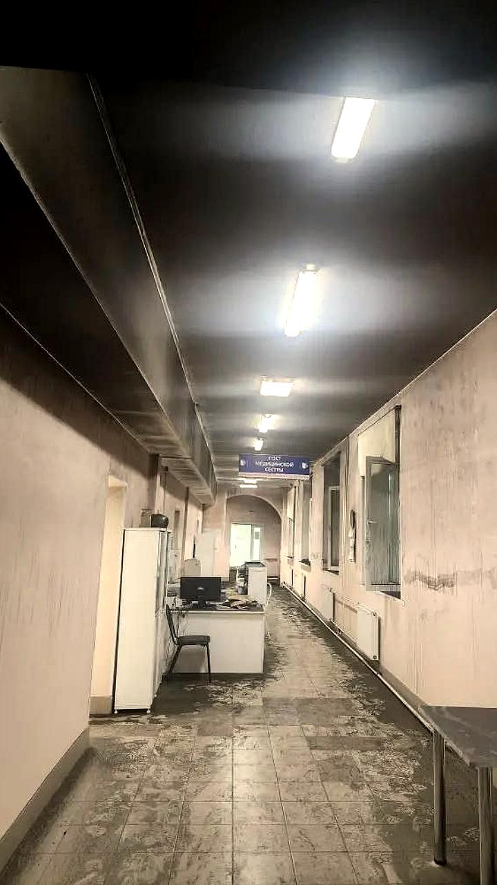 Пожар в Кондопожской ЦРБ: один погибший и 8 пациентов эвакуированы