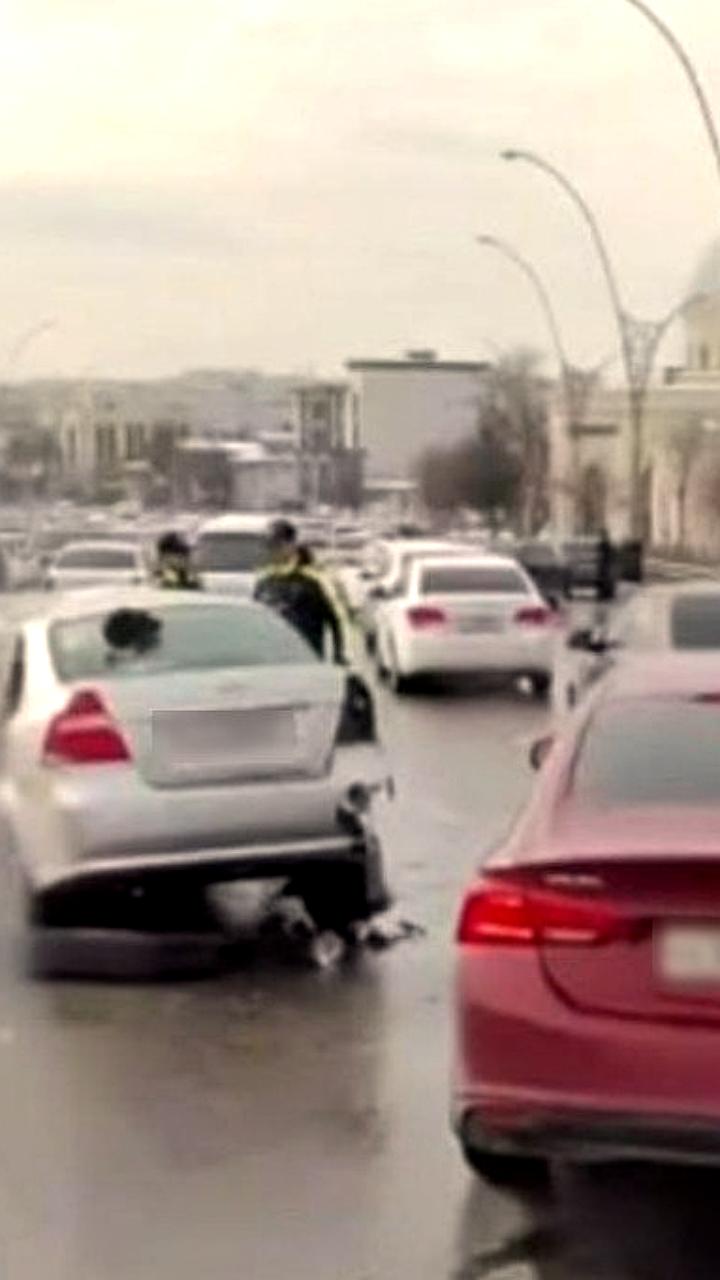 Крупное ДТП в Ташкенте: водитель Nexia 2 столкнулся с припаркованными автомобилями