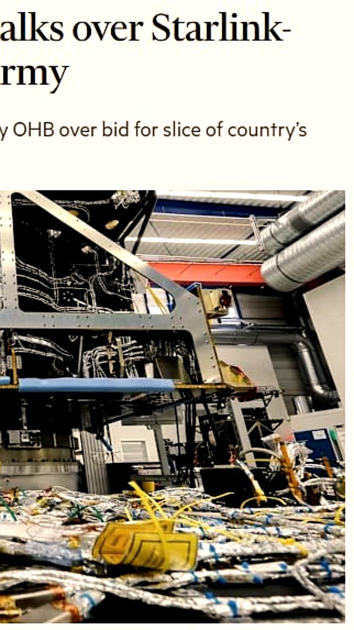 Германия обсуждает создание спутниковой системы связи для армии как альтернативы Starlink