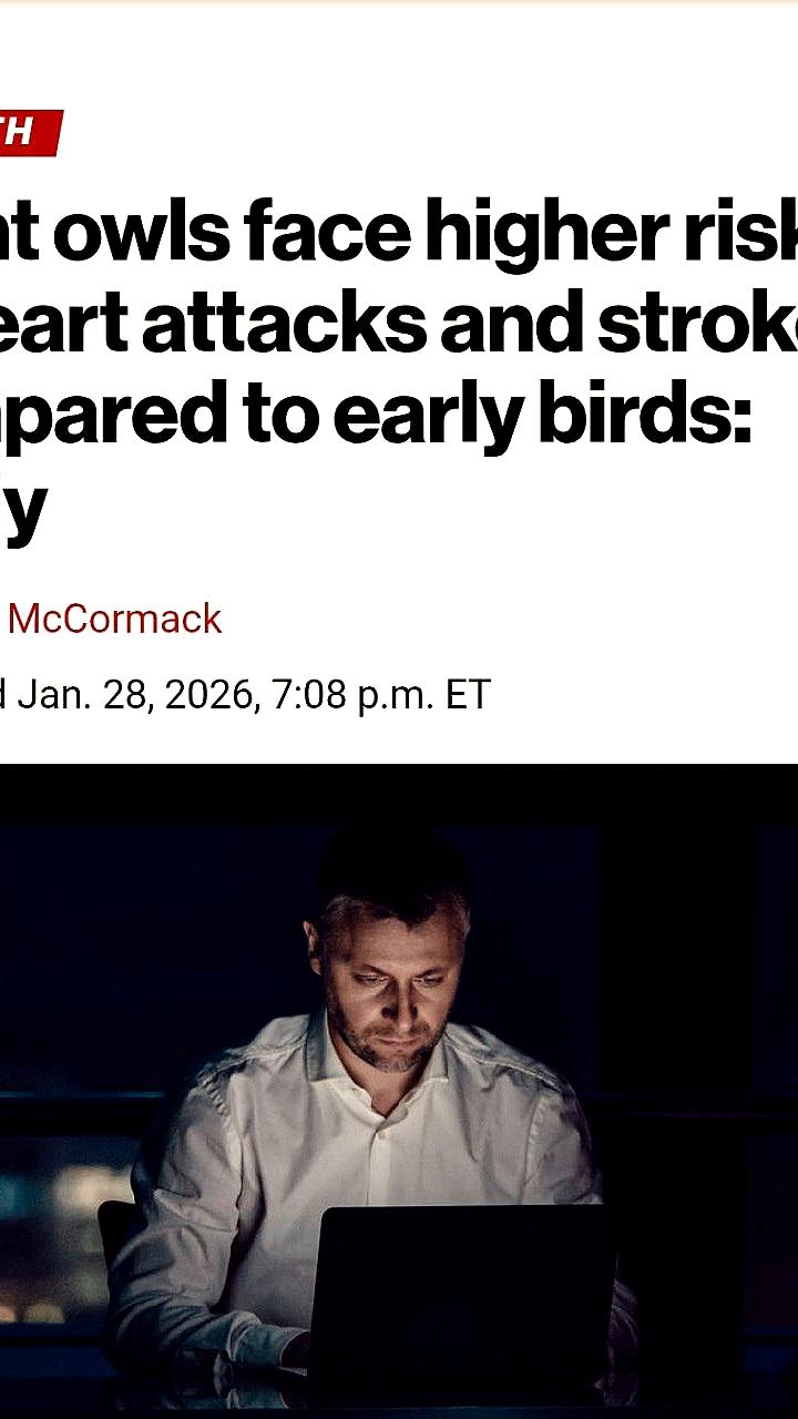 Исследование: Ночной образ жизни увеличивает риск инсульта и сердечных заболеваний