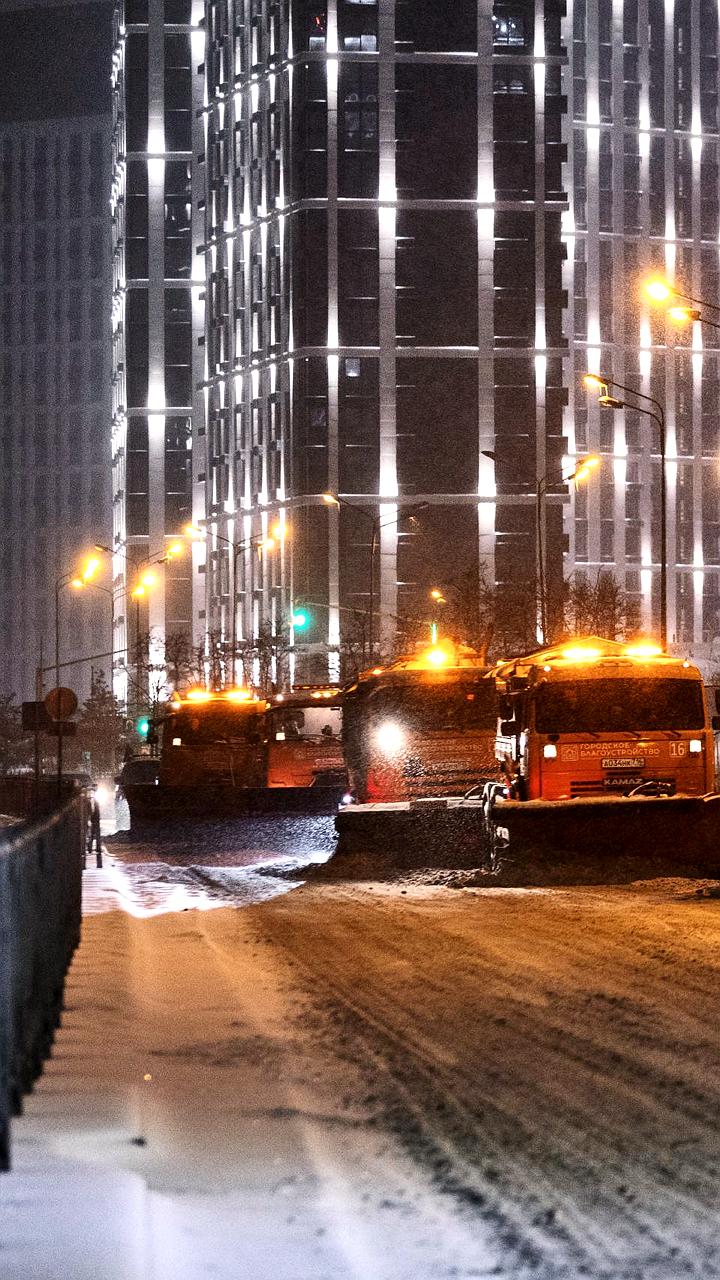 В Казани вводится план 'Буран' из-за сильного снегопада