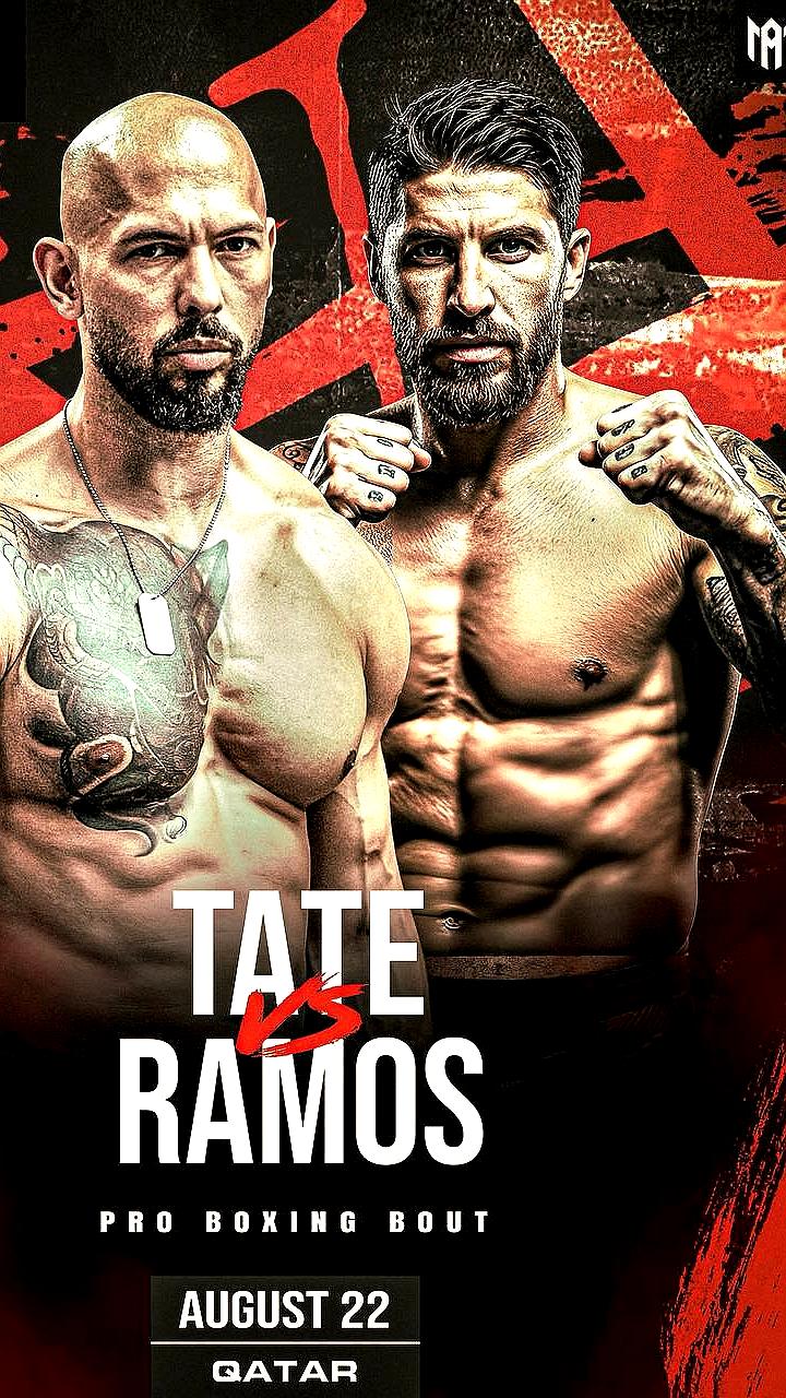 Серхио Рамос готовится к дебюту в боксе против Эндрю Тейта на турнире Misfits Boxing