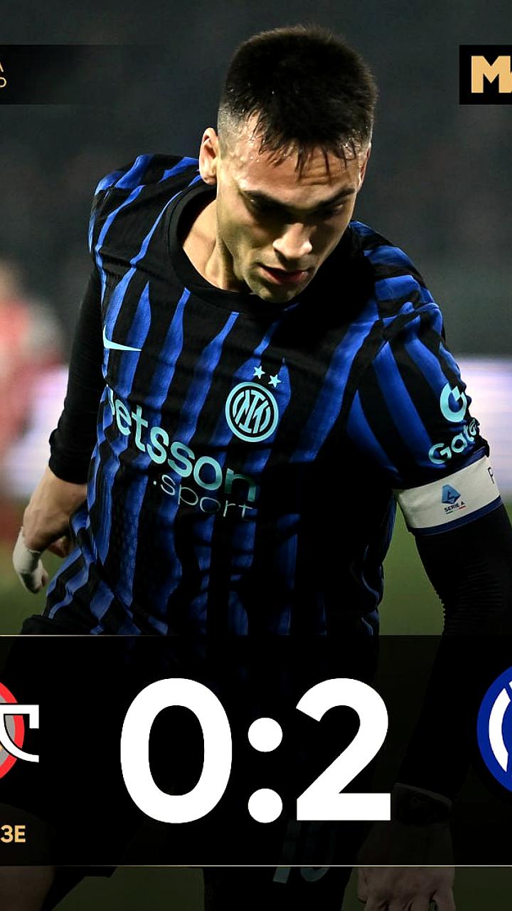 Интер продолжает победную серию в Серии А, отрыв от Милана достигает восьми очков