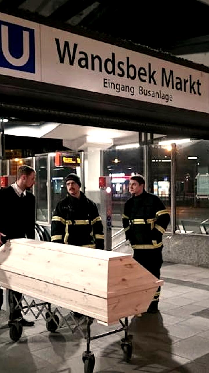 Убийство в метро Гамбурга: 25-летний суданец бросился под поезд с 18-летней иранкой