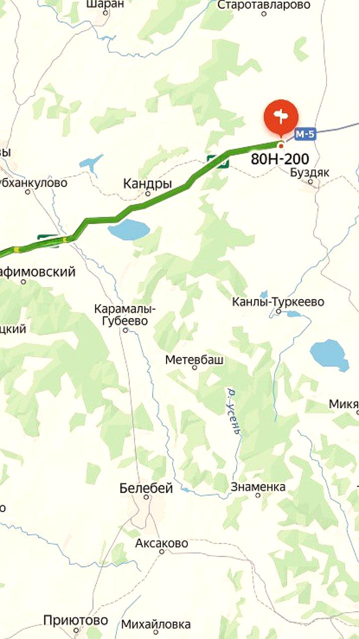 Ограничение движения на трассе М5 в Оренбургской области и Башкирии из-за неблагоприятных погодных условий