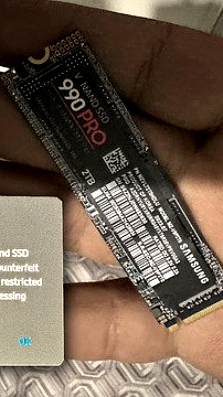 Пользователи сообщают о подделках SSD Samsung 990 PRO с низкой скоростью