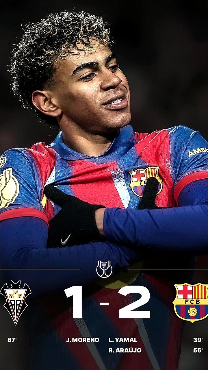 Барселона вышла в полуфинал Кубка Испании, обыграв Альбасете