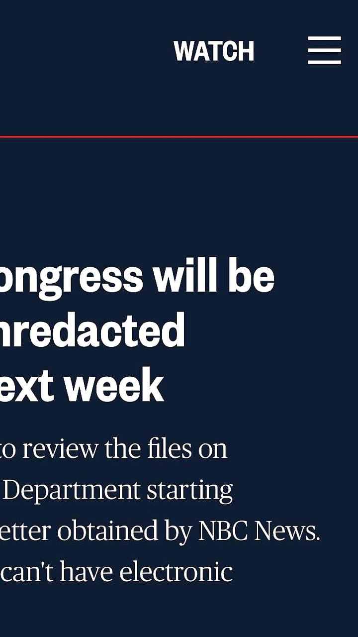 Члены Конгресса США получат доступ к неотредактированным файлам Эпштейна