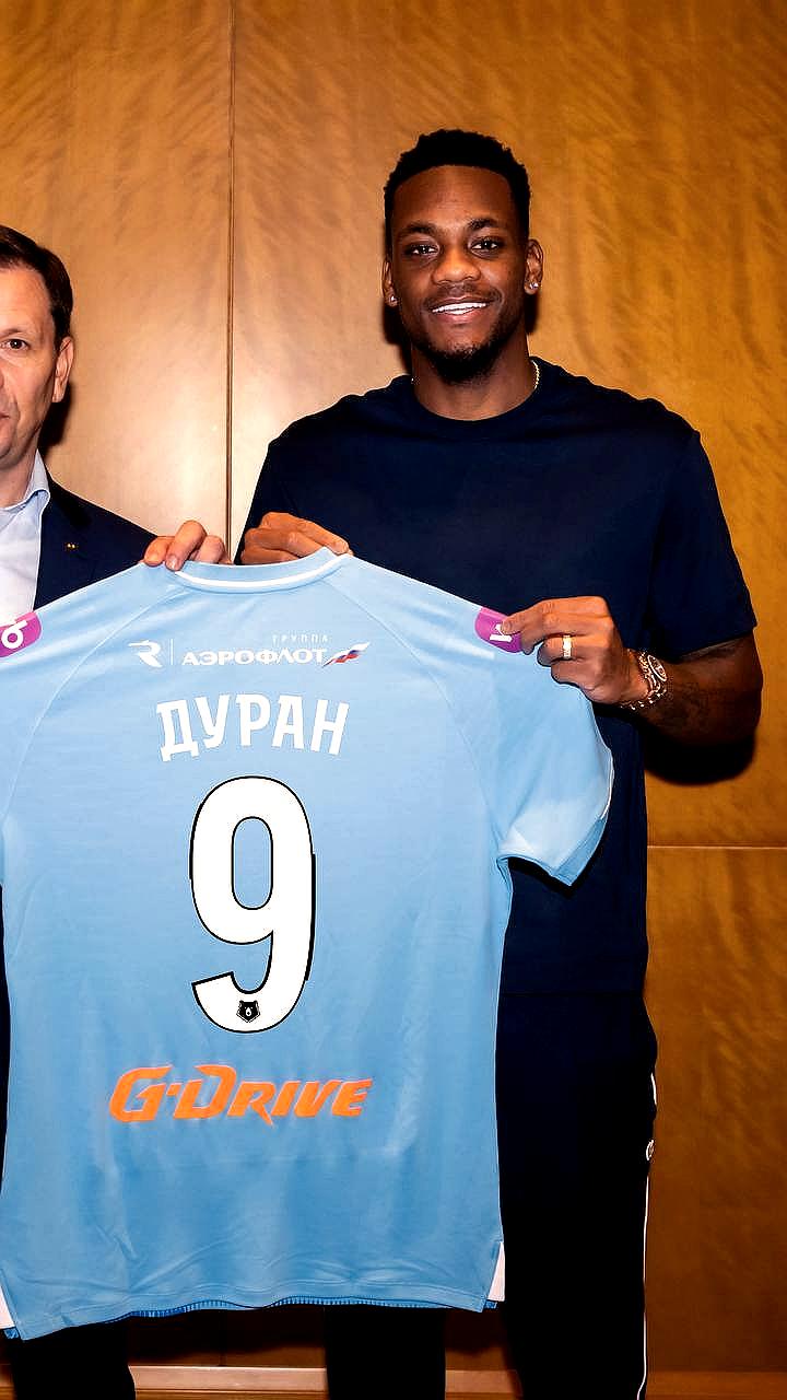 Джон Дуран подписал контракт с Зенитом на аренду до конца сезона