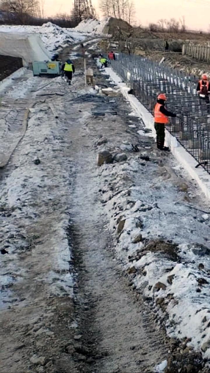 Строительство погранперехода на острове Большой Уссурийский идет с опережением графика