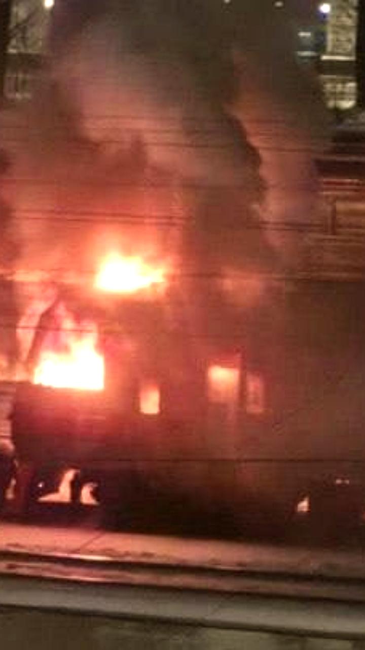 Задержан подозреваемый в поджоге электропоезда в Санкт-Петербурге