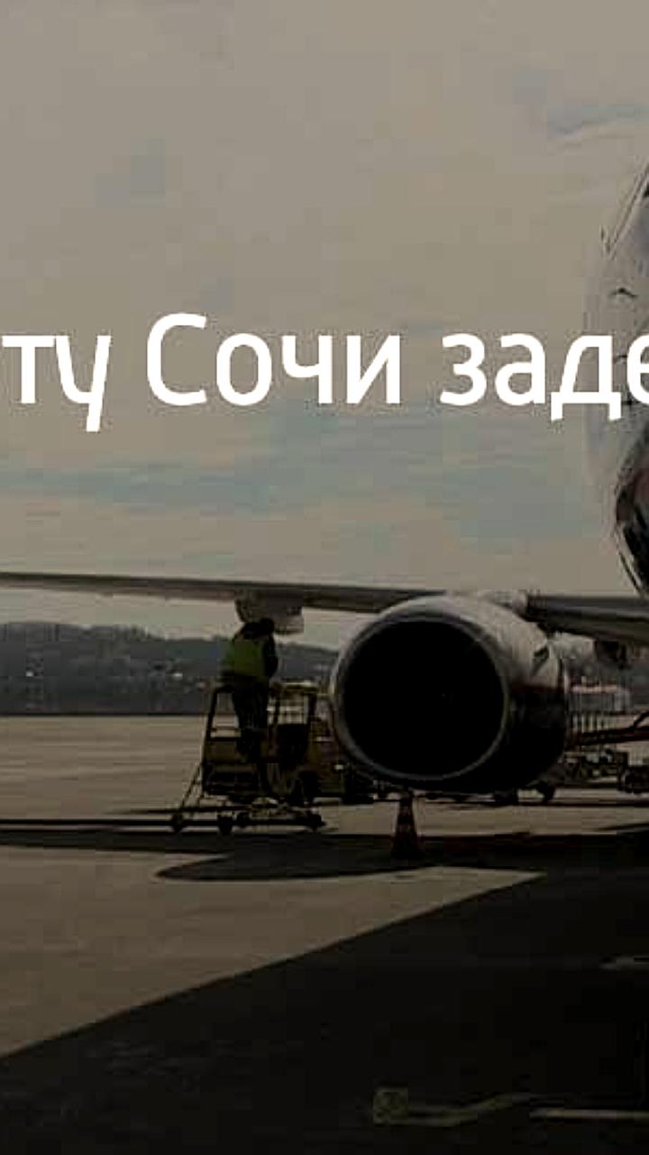 Аэропорт Сочи сообщает о задержках рейсов и текущем расписании