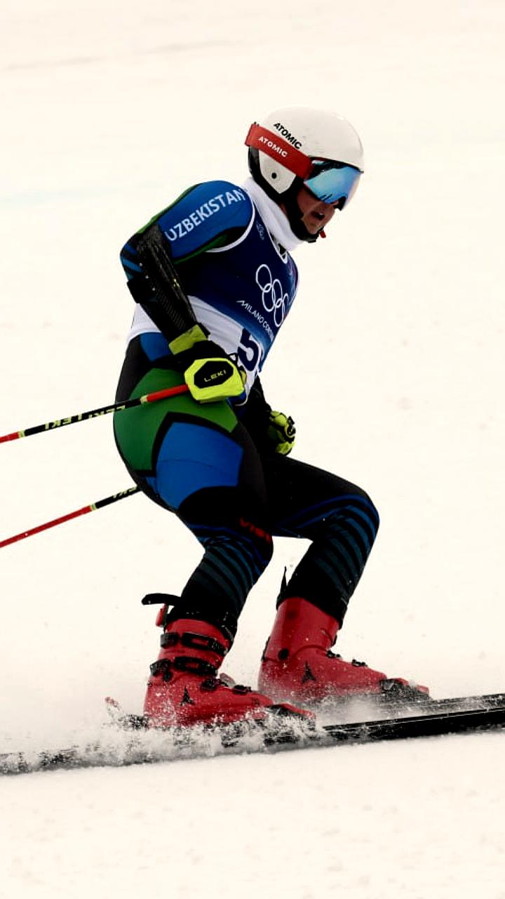 Медет Назаров завершил выступление на Зимней Олимпиаде 2026, заняв 50-е место в гигантском слаломе