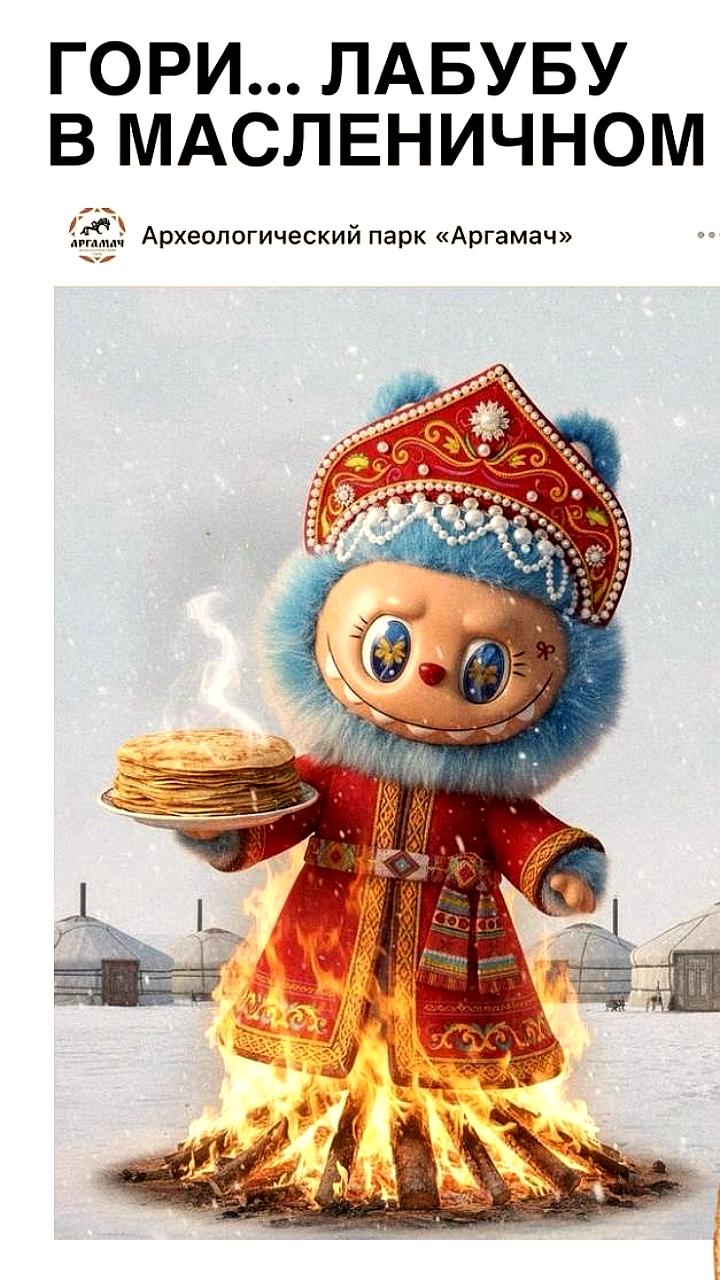 В Липецкой области на Масленицу сожгут чучело Лабуды как символ очищения культуры