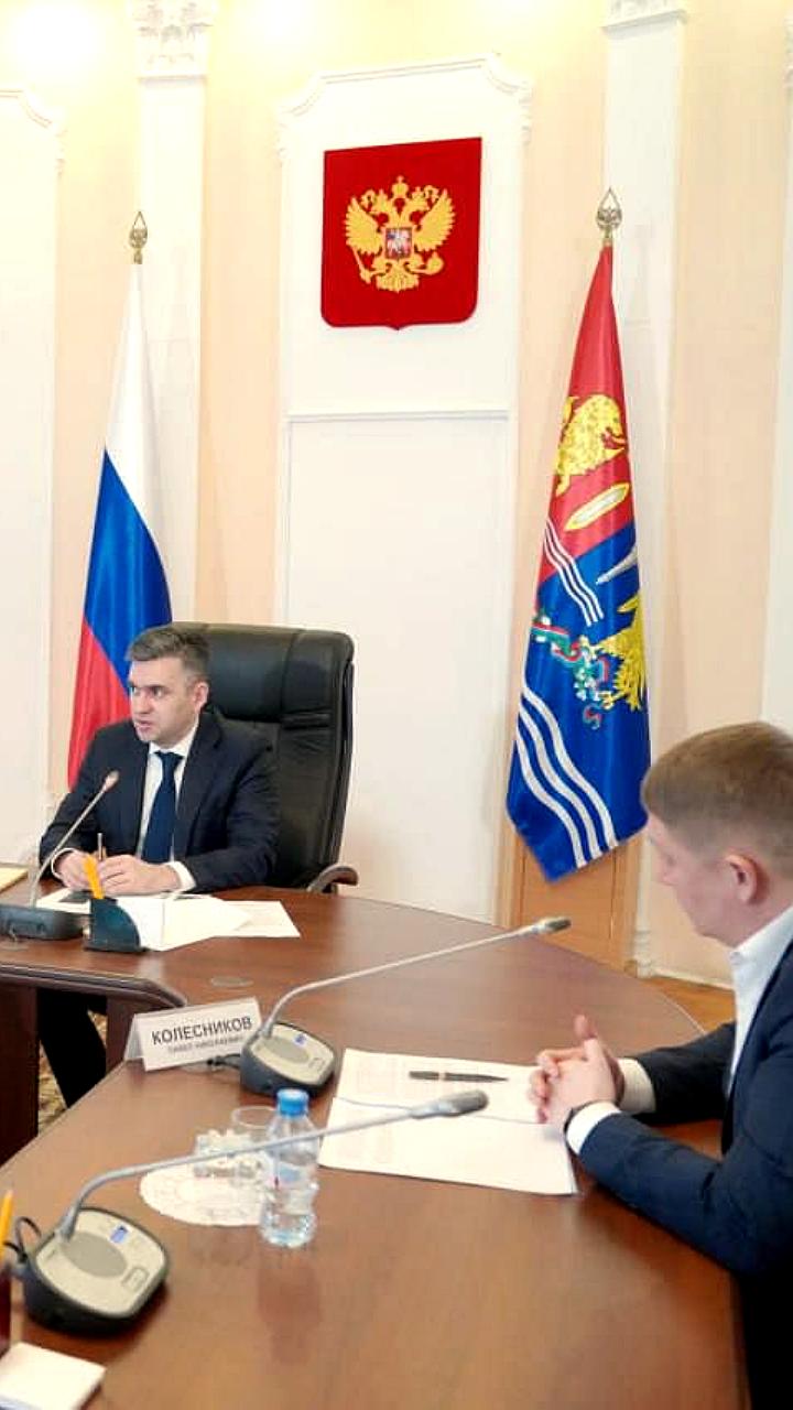 Обсуждение улучшения системы обращения с отходами в Забайкалье с министром Павлом Волжиным