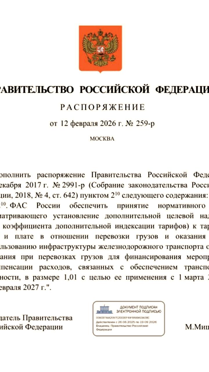 РЖД сталкивается с финансовыми трудностями: правительство повышает тарифы для поддержки компании