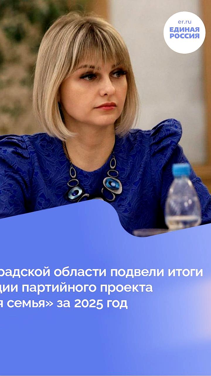 Волгоградская область подводит итоги проекта 'Крепкая семья' с акцентом на молодежь