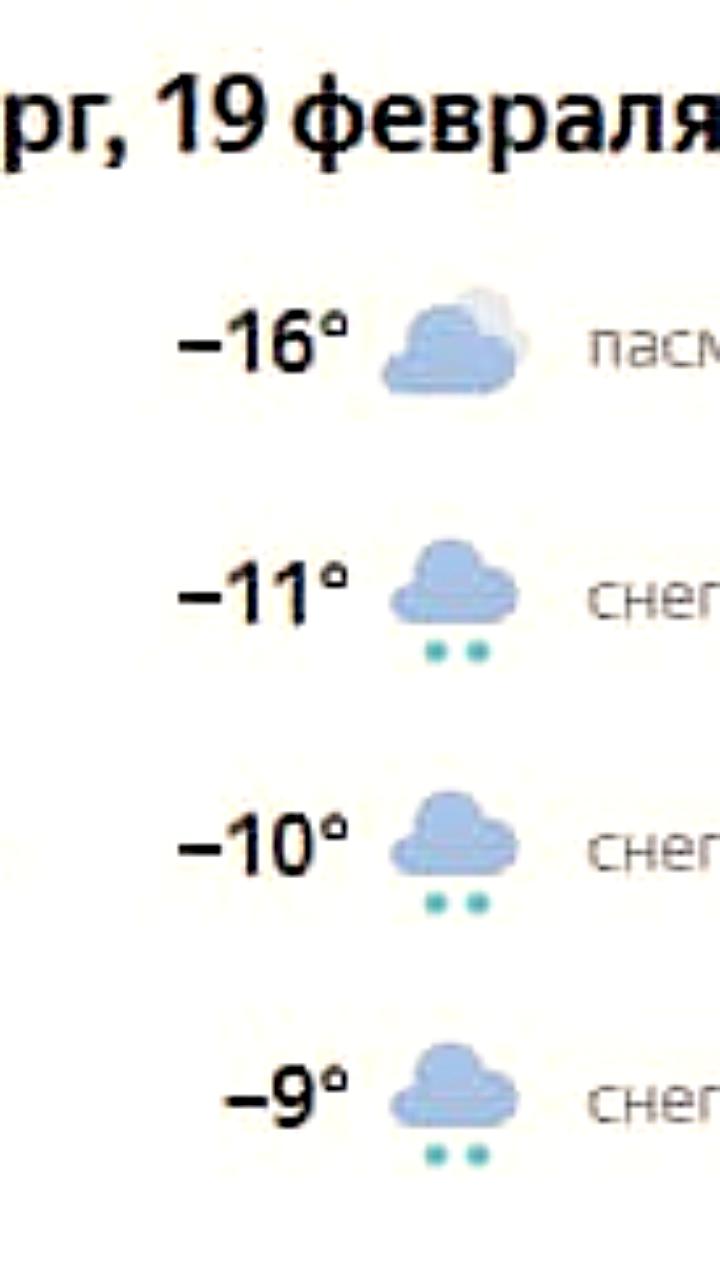 Циклон WALLY V ожидается в Петербурге с сильным снегопадом и понижением температуры