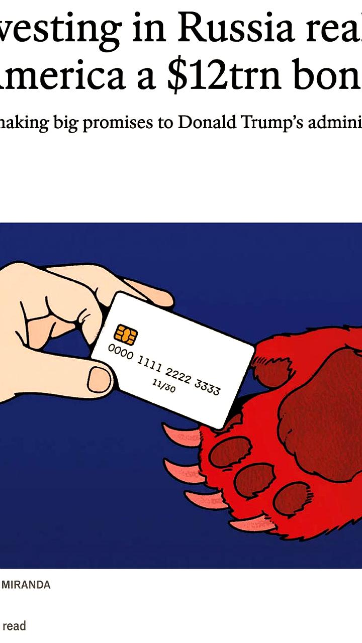 США и Россия обсуждают сделки на 12 трлн долларов в обмен на снятие санкций