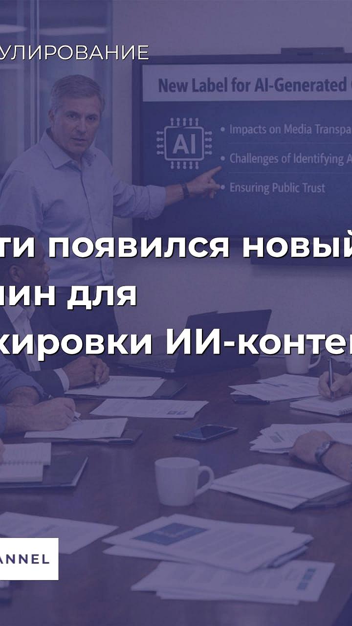 Пользователи соцсетей вводят аббревиатуру AI DR для обозначения ИИ-контента