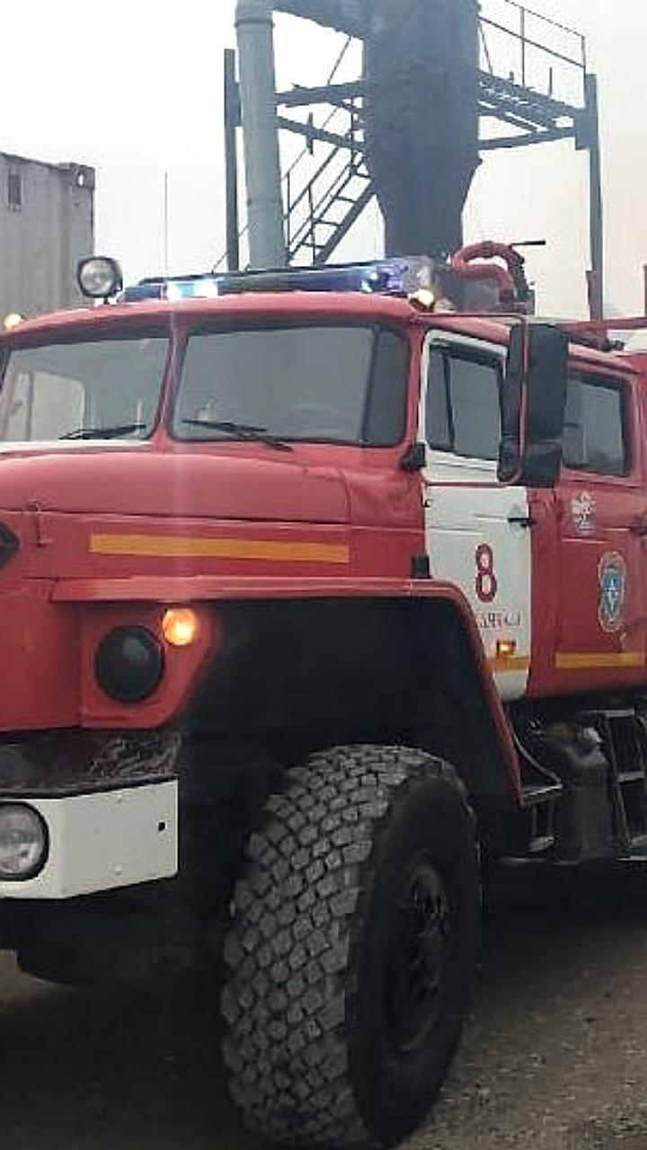 Пожар на складе шин в Дагестане локализован