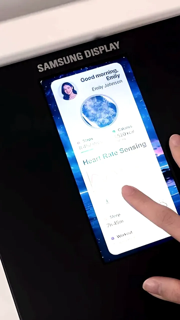 Samsung представляет новые OLED технологии с высокой яркостью и функцией мониторинга здоровья