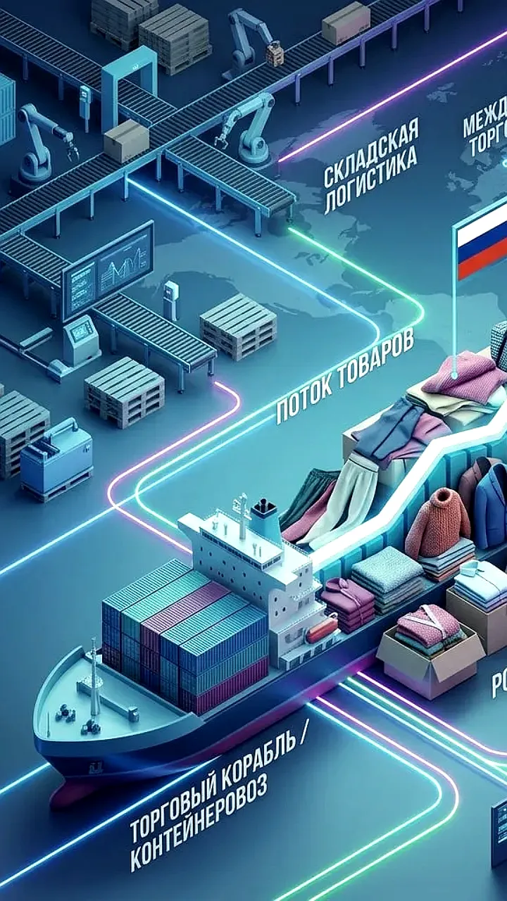 Импорт одежды из Китая в Россию увеличился на 60% в первом квартале 2023 года