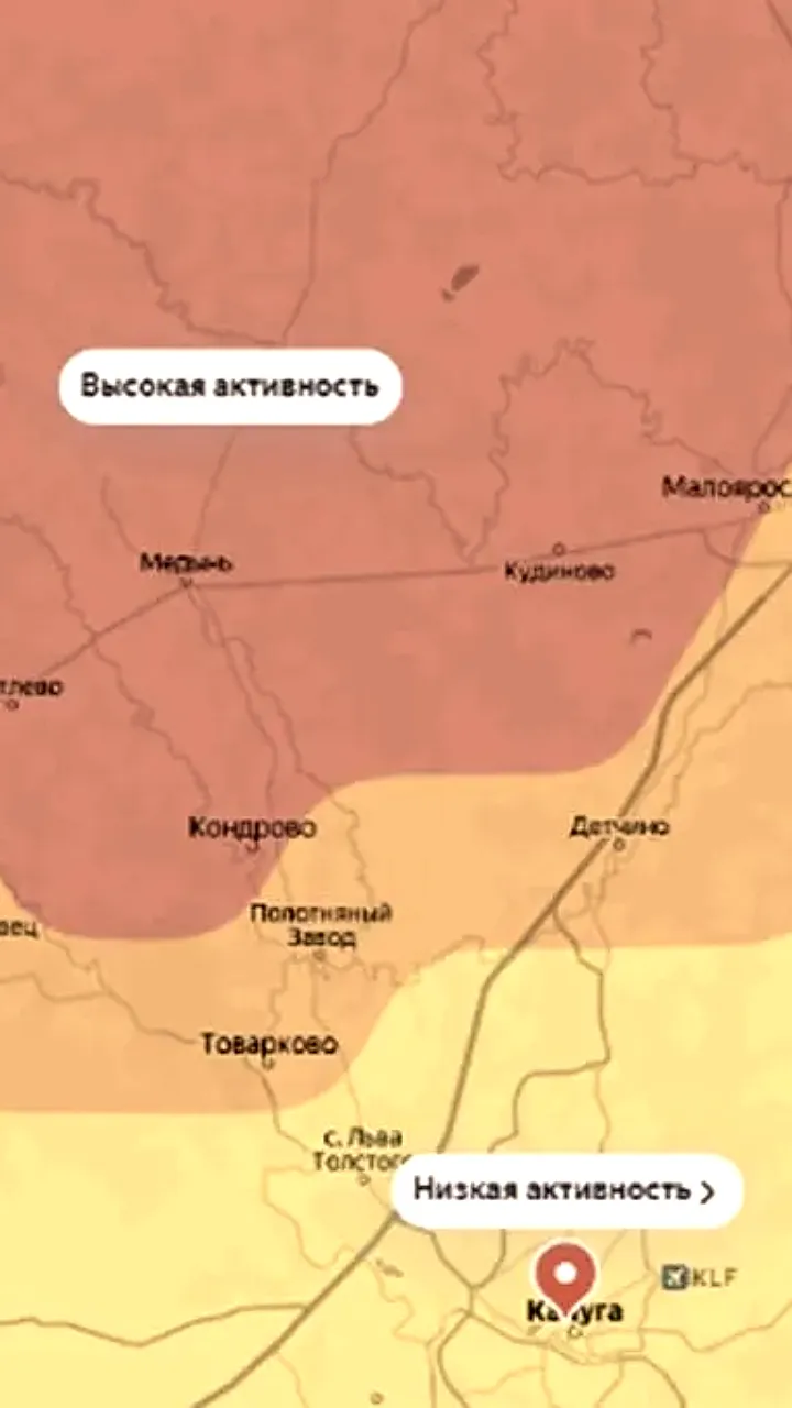 Рост уровня пыльцы березы в Казани и Калужской области